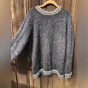 Gray Alpaca Women's Sweater size Large